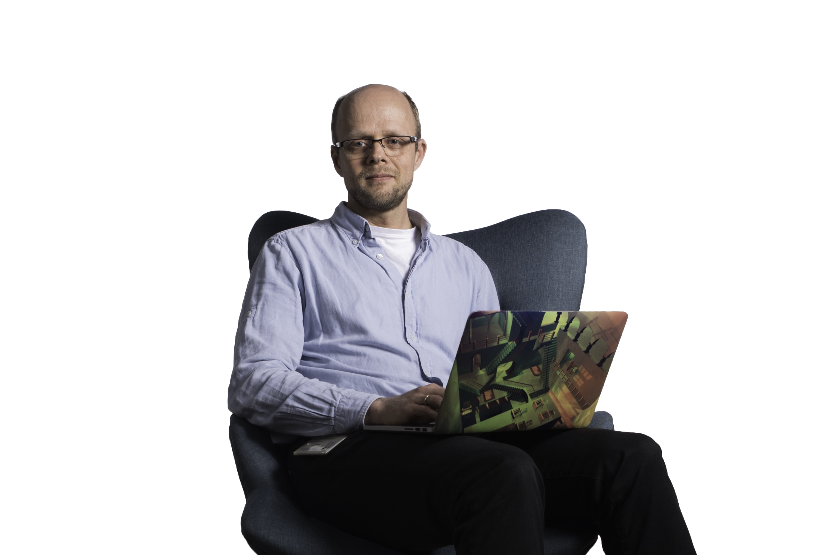 Aartlaptop transparent